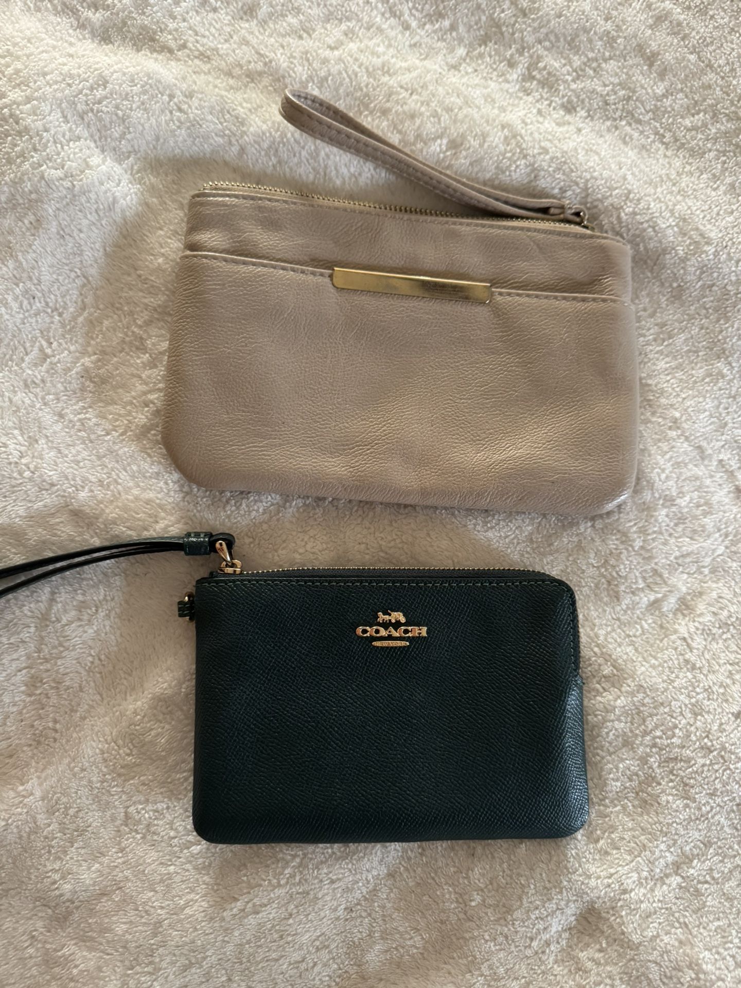 Emerald Green Coach Wallet Purse