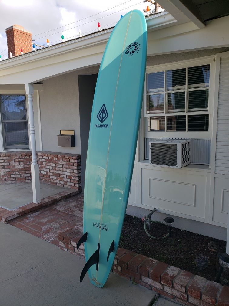 Paragon 9.0 modern noserider surfboard for Sale in HUNTINGTN BCH CA OfferUp