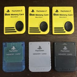 Ps2 & Ps1 Memory Cards