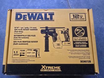 DEWALT XTREME 12-volt max 9/16" SDS-Plus SDS-plus Cordless Rotary Hammer Drill