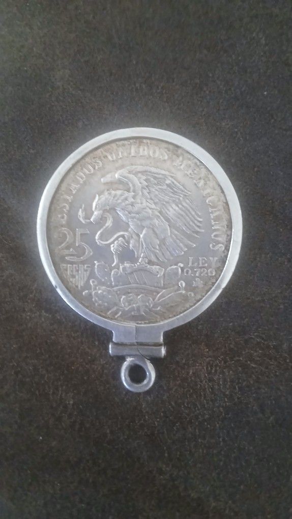 1968 Olympic Silver Coin Mexican Pesos