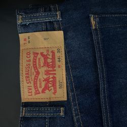 Navy blue 501 Levi 44 x 30