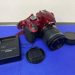 NIKON 3400 24.2 MP Digital SLR Camera with 18-55mm f/3.5-5.6G Lens SHUTTER COUNT 4100