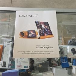DIZAUL- 12 Inch Screen Projector Magnifier Mobile Phone 3D Foldable Gaming 