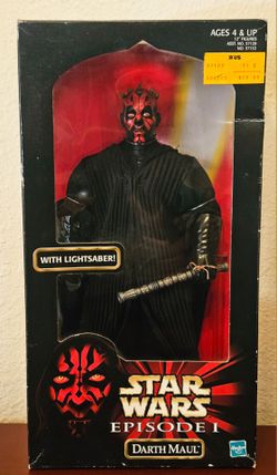 Vintage Star Wars 1998 Action Collection Episode 1 Darth Maul 12" Action Figure Hasbro