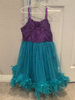 Ariel Little Mermaid Disney Costume Dress Girls 