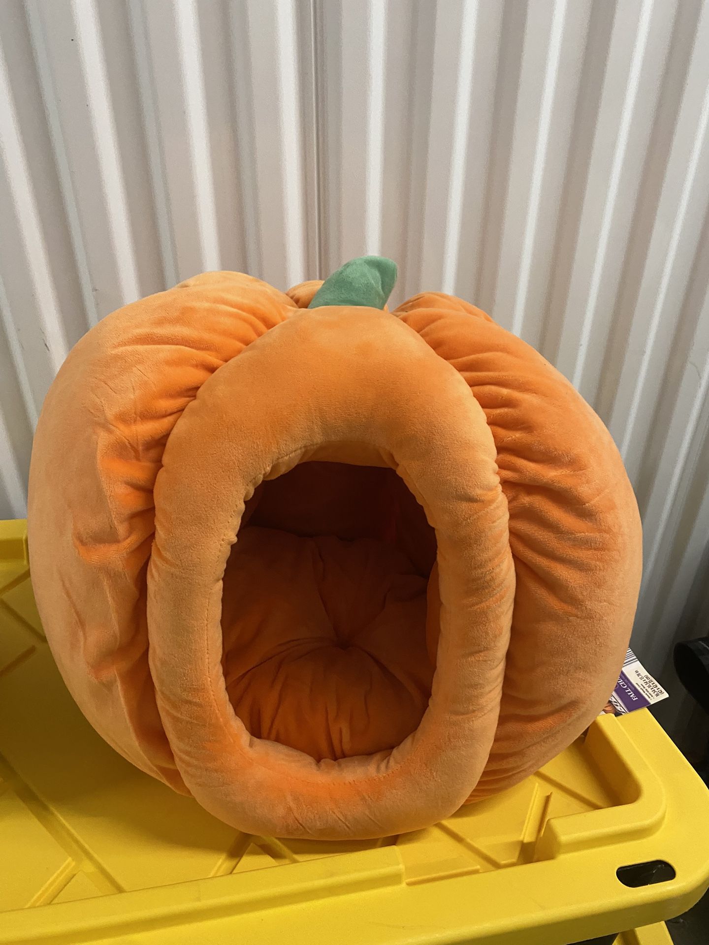Halloween Pumpkin Cat Bed