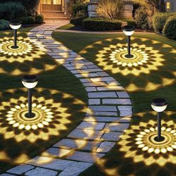 4 people Pack Solar Pathway Lights X(9)
