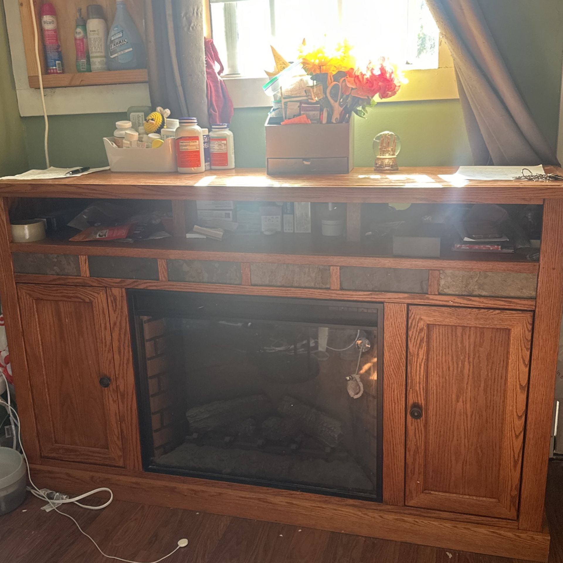 Fire Place Tv Stand