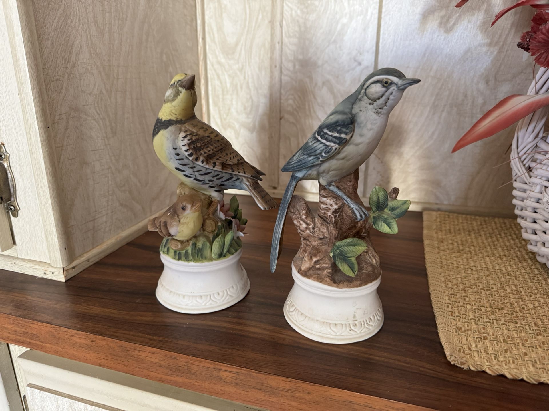 Ceramic Bird Figurines
