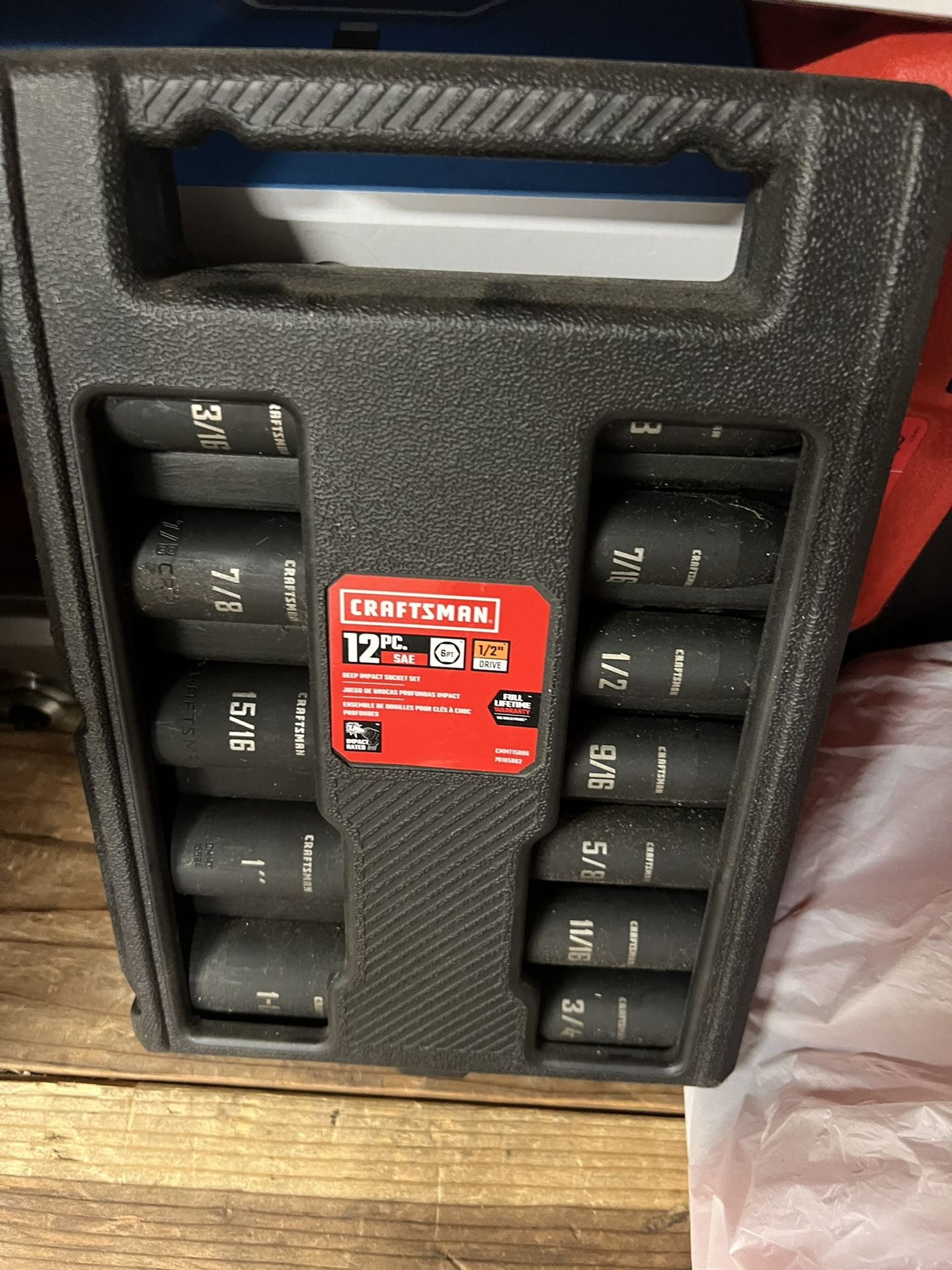 Craftsman 12 Pc Impact Drive Socket Set Brand New for Sale in City Of ...