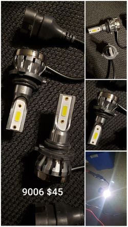 9006 led bulb 6000k white new!