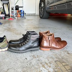 Boots And Shoes(Chelsea Boots, Regular Boots And Running Shoes)