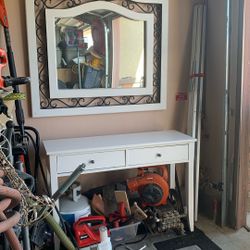 Mirror and dresser