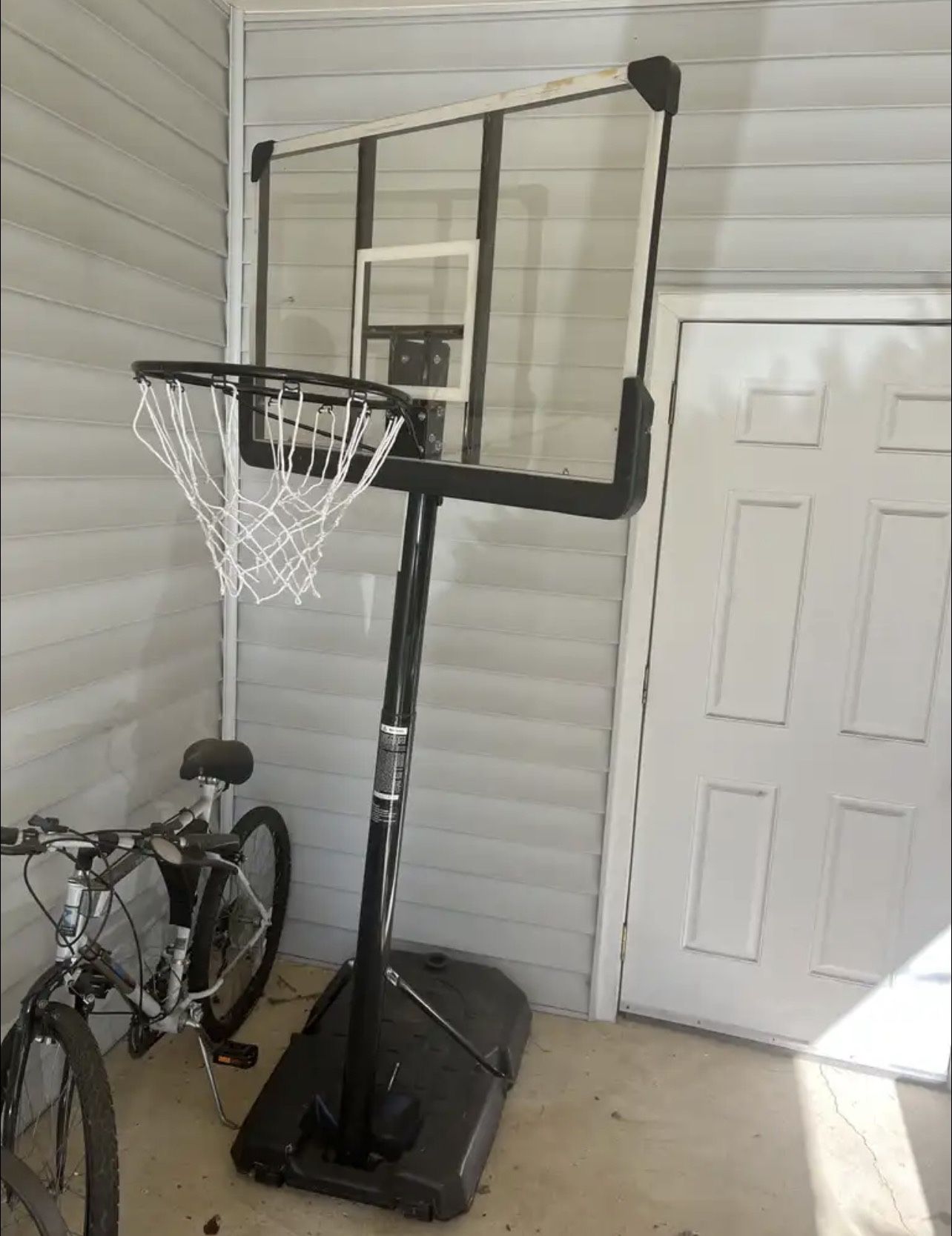 Basketball Hoop Outdoor 6.7FT-10FT Adjustable 44 Inch