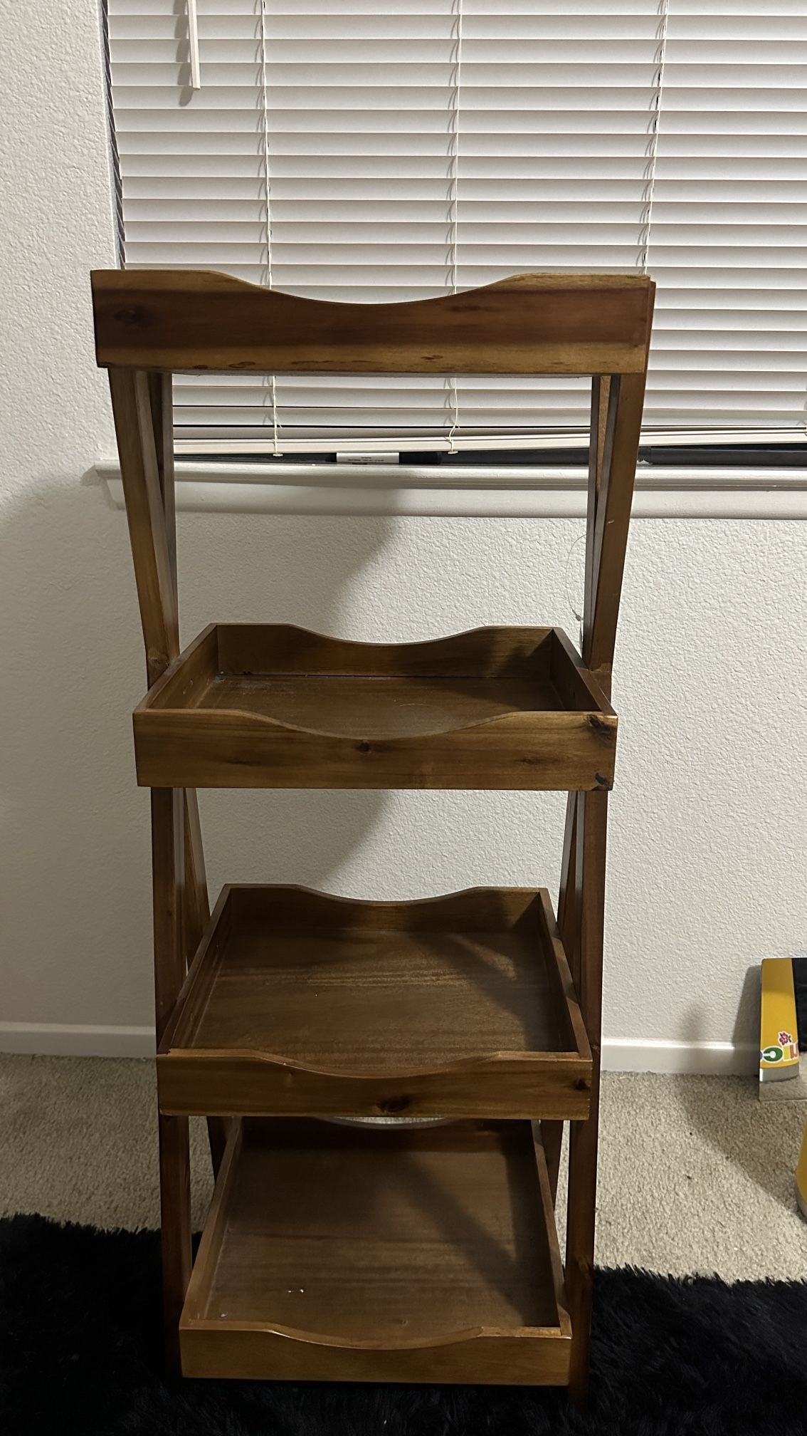 4 Tier Wooden Shelf 