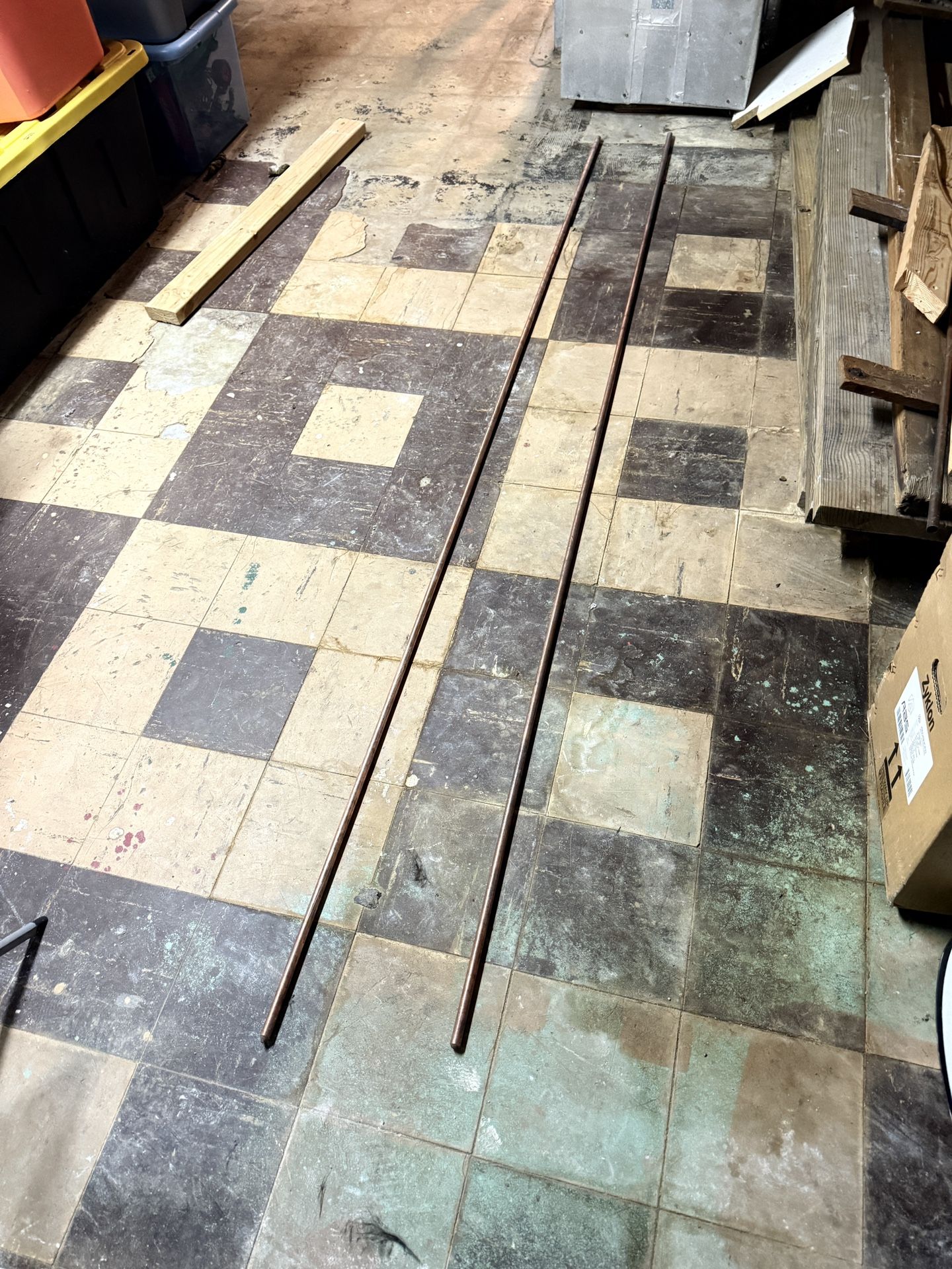 8 ft solid copper ground rod