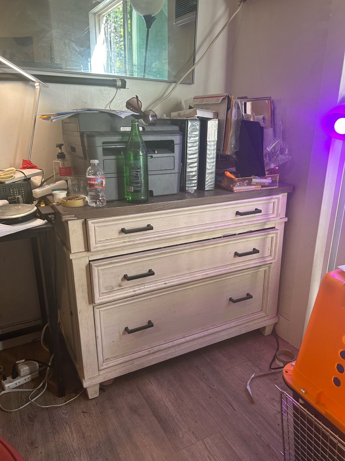 Cabinet Cupboard 3 Drawers Shelf