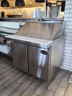 New 36" Refrigerated 3ft Mega Top Salad Sandwich Pizza Prep Table
