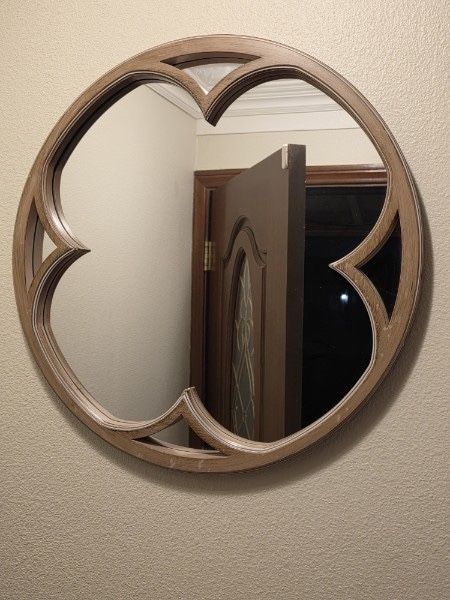 Round Almond Wall Mirror