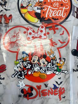 Halloween DTF transfers for sale