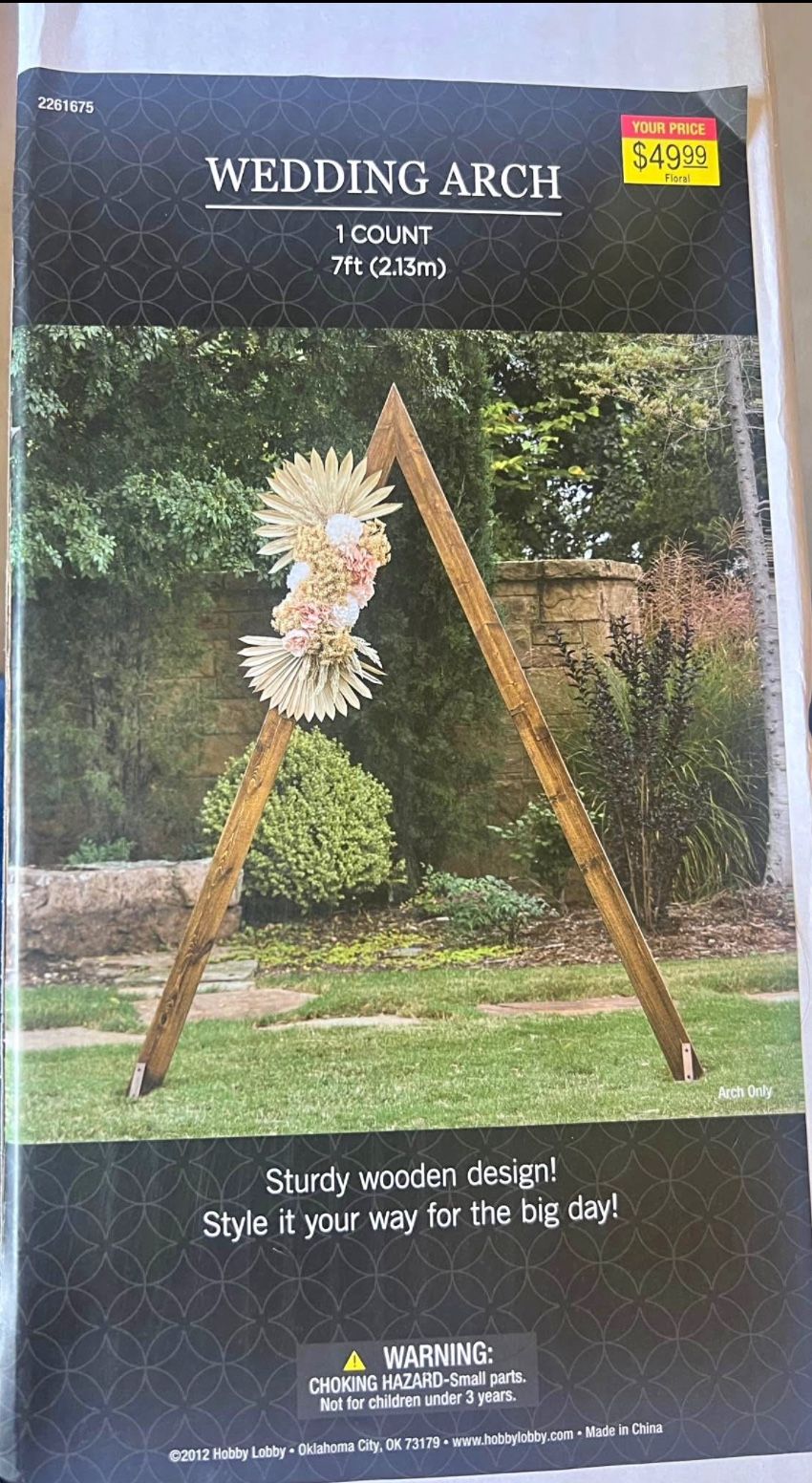 Wedding Arch - A Frame 7ft