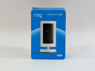 New Ring Outdoor Cam Plus Outdoor Camera White
