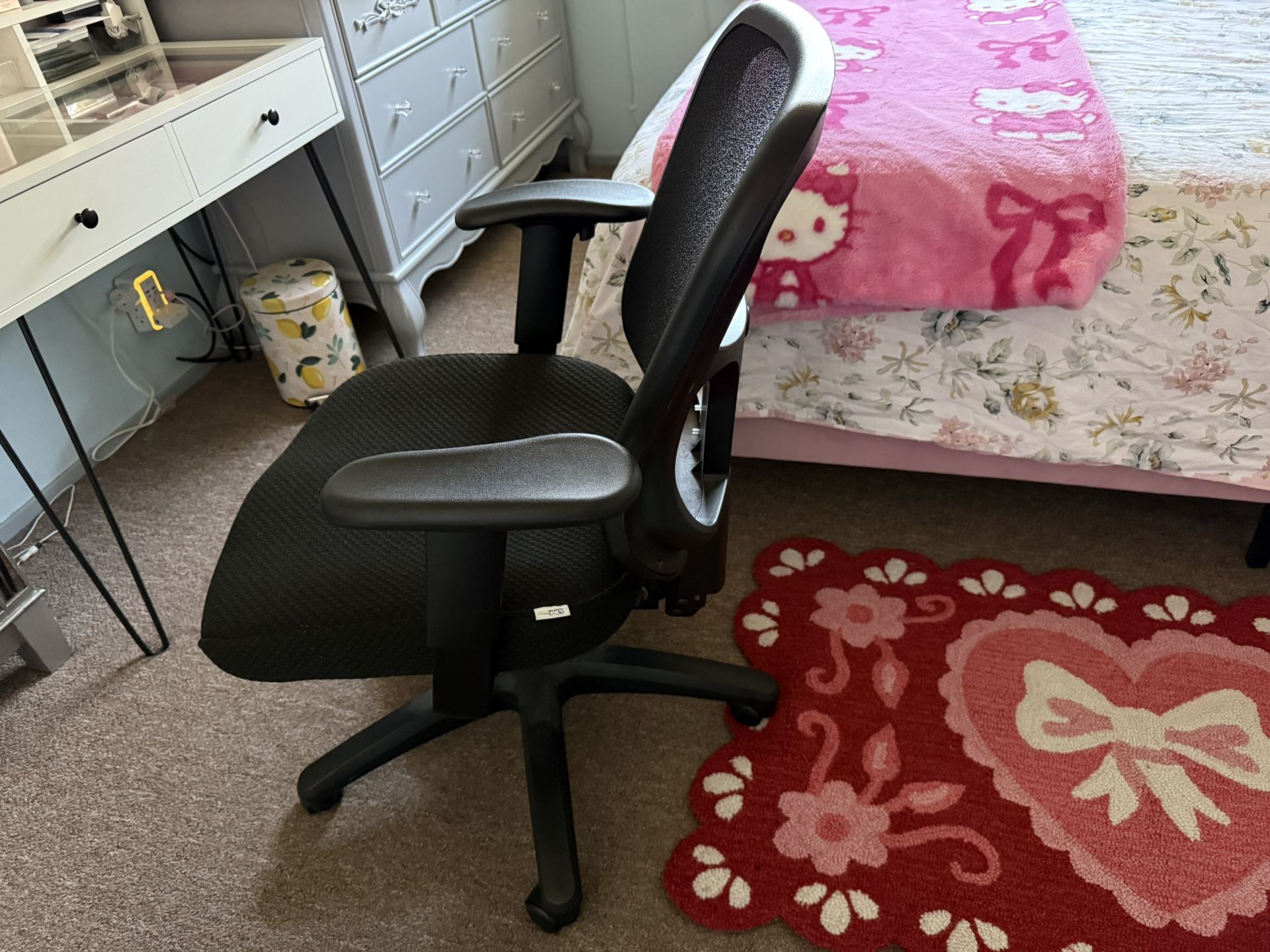 Tempur-Pedic - Ergonomic Mesh Swivel Task Chair, (TP8000) - Black