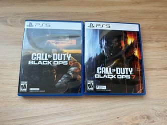 PlayStation 5 Games Call of Duty Black ops 6 and 7