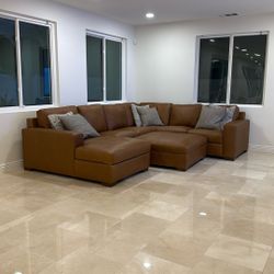 100% NEW Genuine Leather Couch