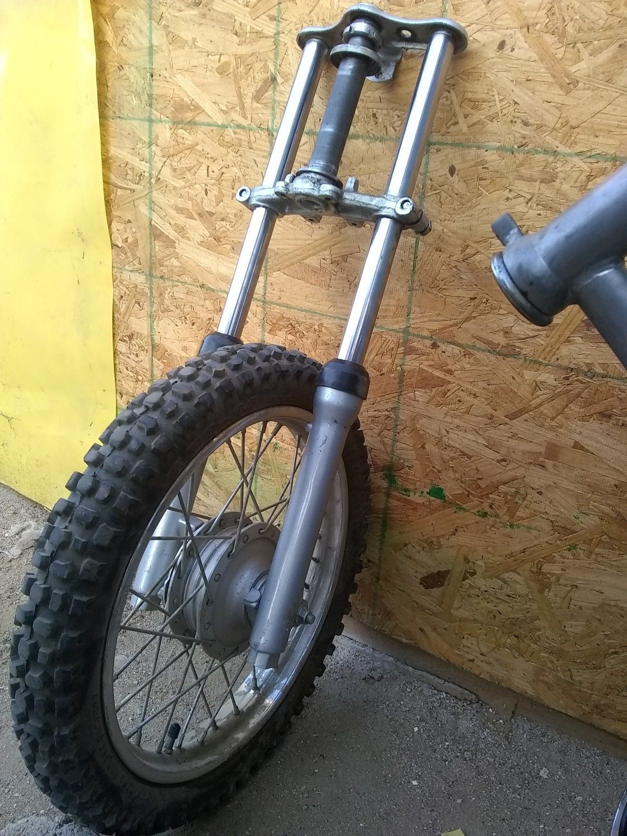 Pit bike front end