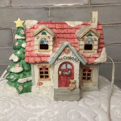 Vintage Cherished Teddies “A Christmas Carol” The Crachits House Nightlight