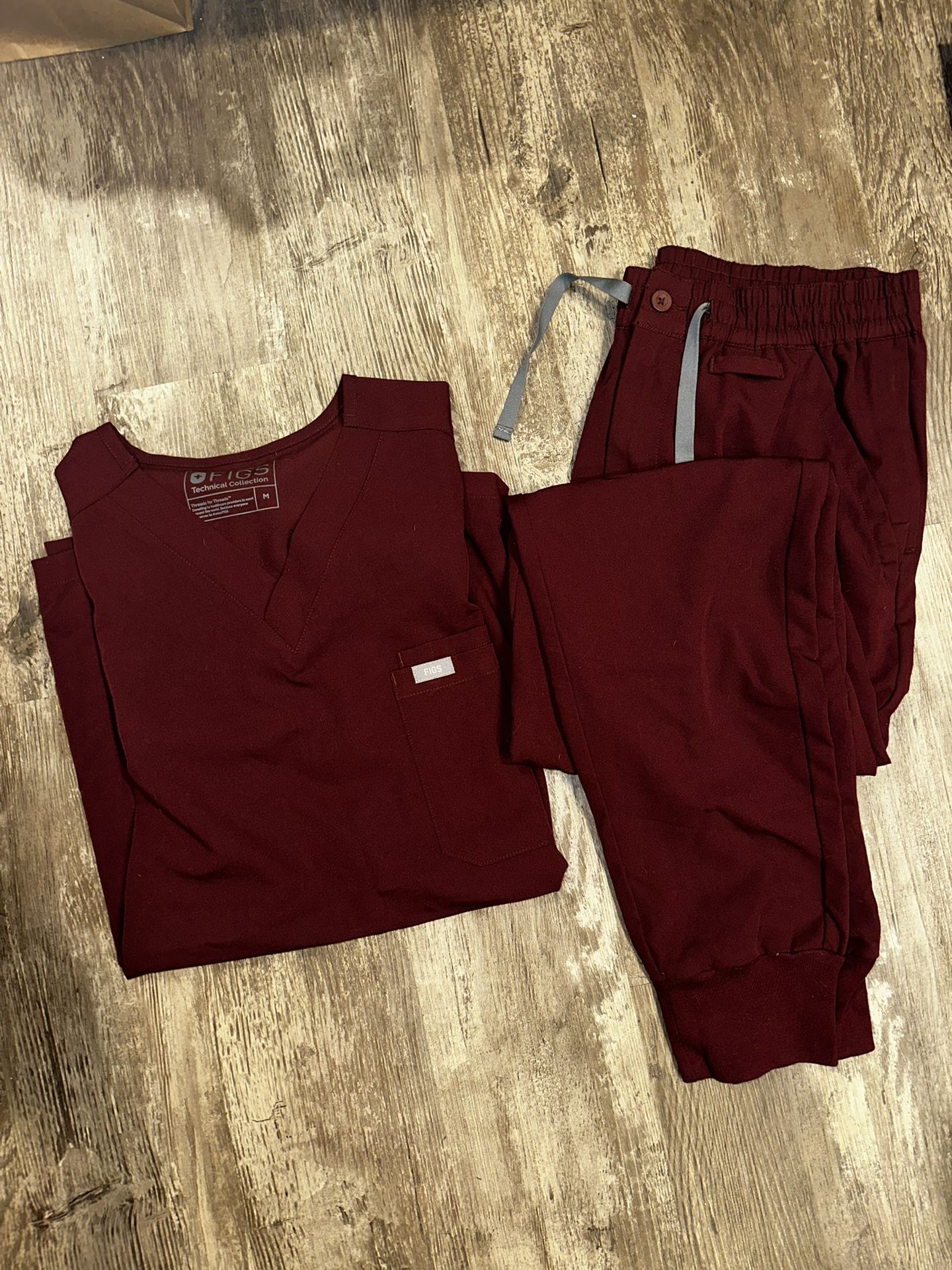 Men's FIGS Scrubs and New Balance Shoes