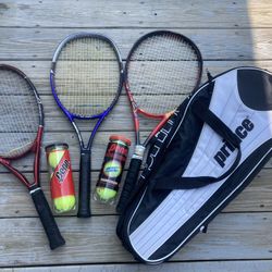 Several TENNIS Raquets…some W/cases