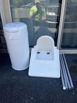 Diaper Pail And High Chair