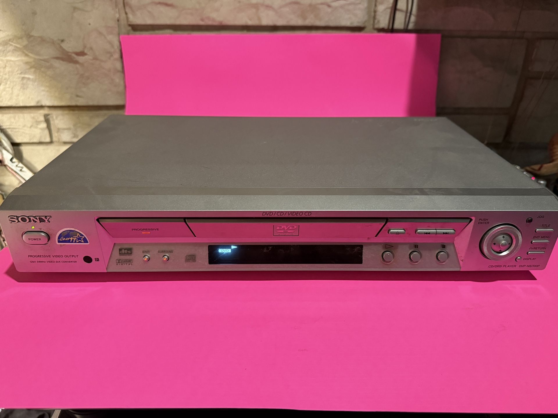 Sony DVP-NS700P DVD CD Player - TESTED and WORKS and has REMOTE 