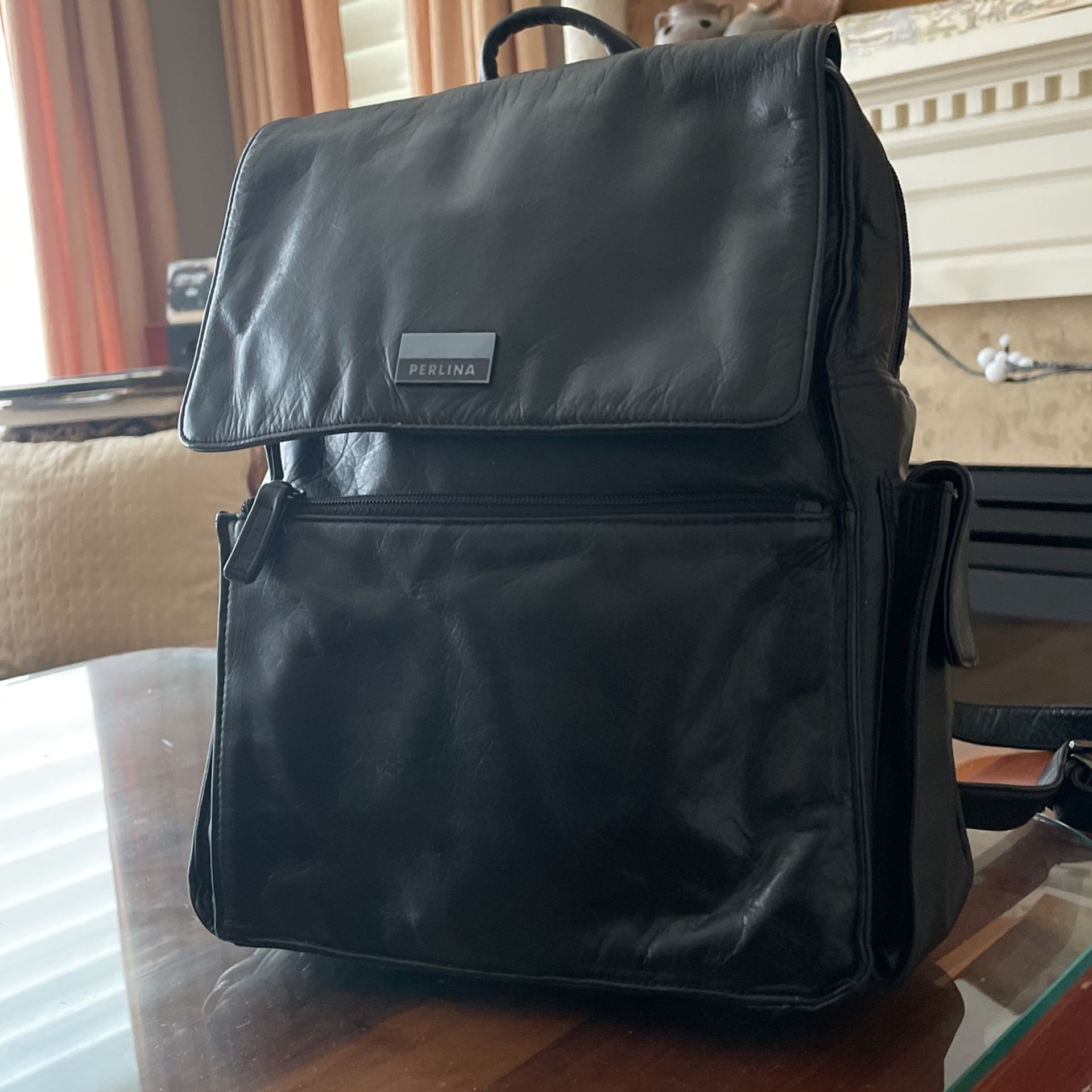 Perlina Leather Backpack