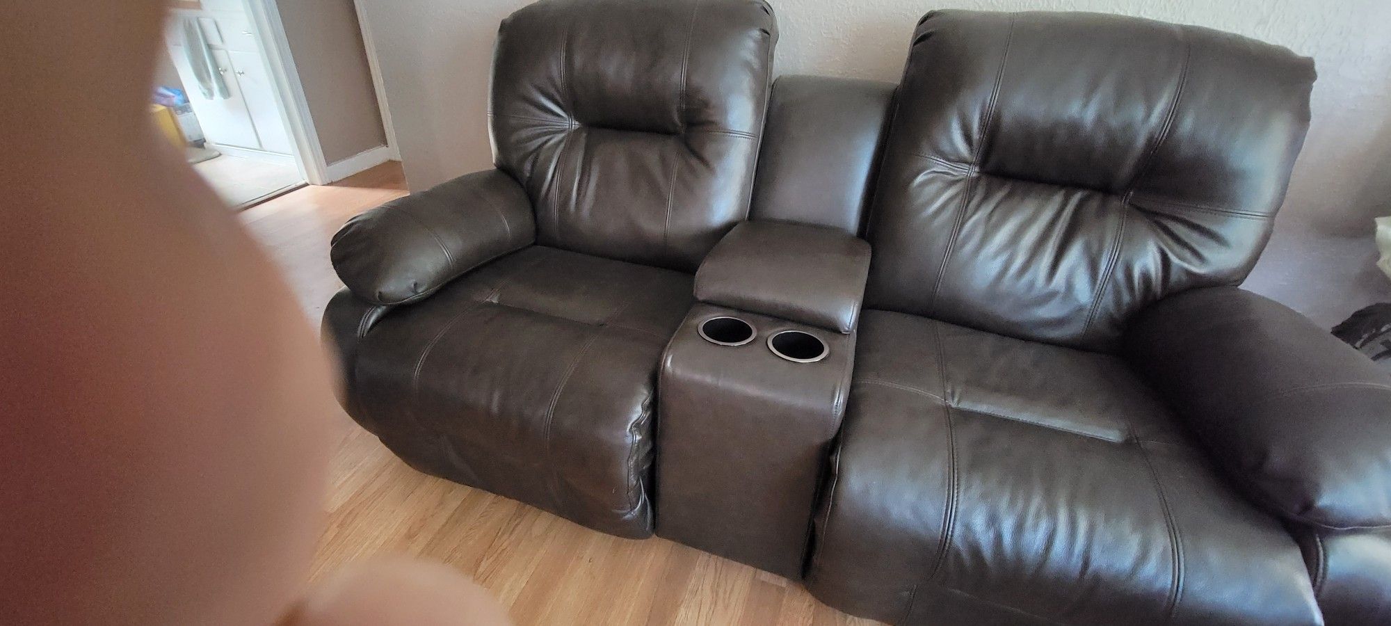 Leather Couch And Love Seat