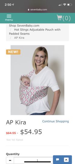 Seven baby pouch carrier