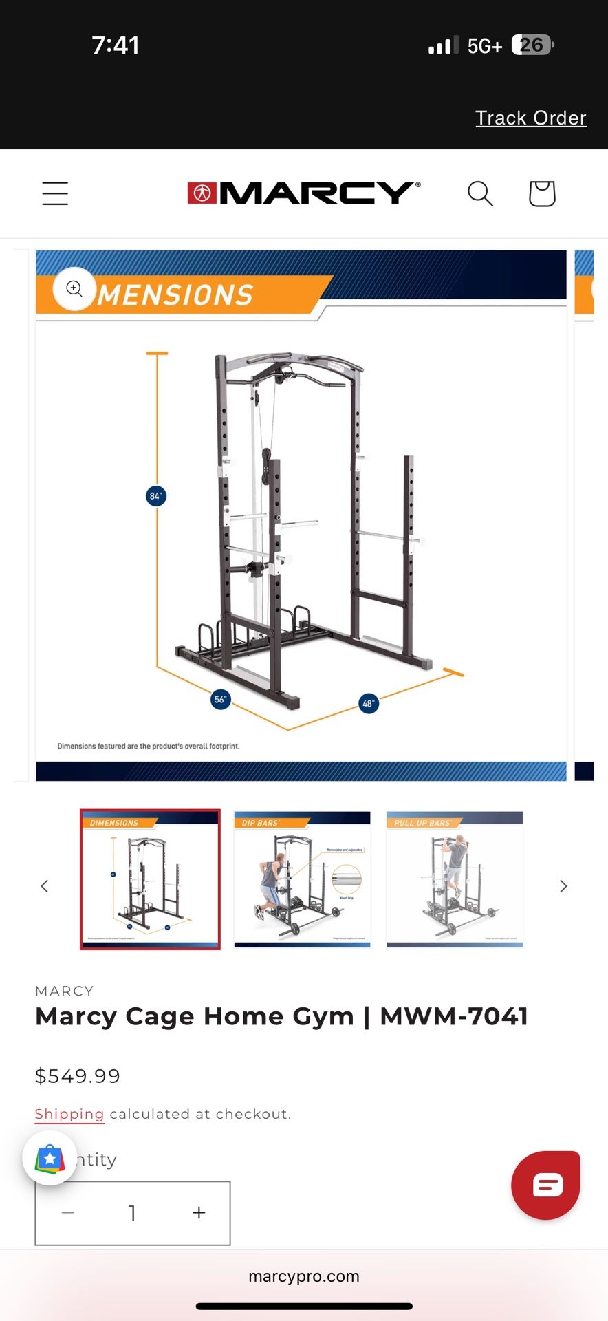 Workout Bench Set Up (Marcy) 