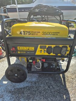 Champion Generator Runs Very Good! Remote  start
