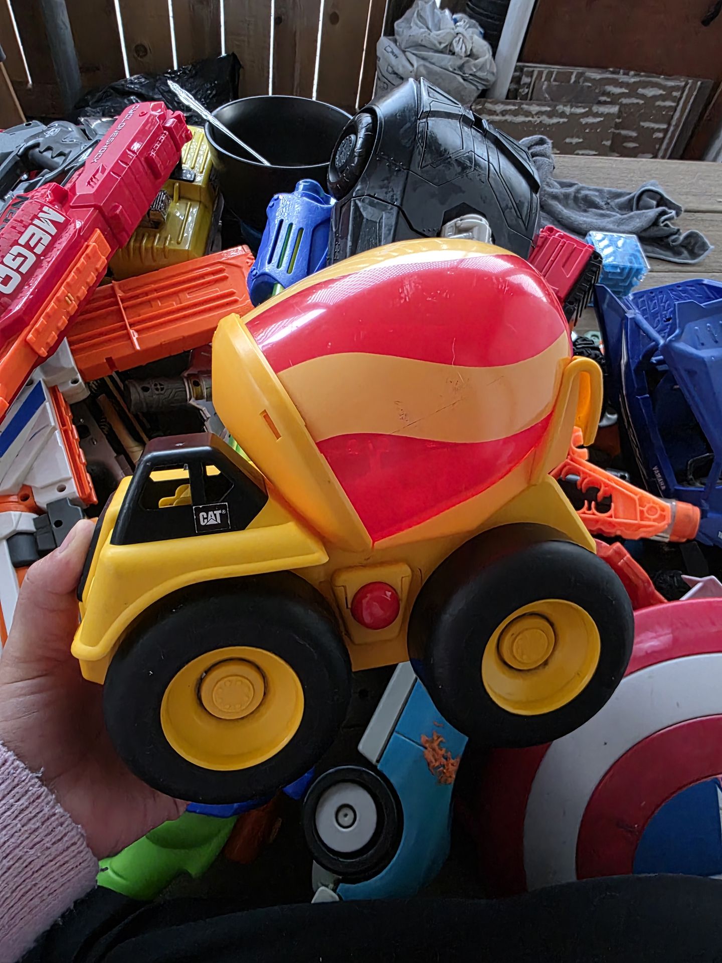 CAT Toy Cement Mixer Truck