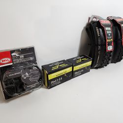 26" Bicycle Tires, 26" Inner Tube and Pedal Set