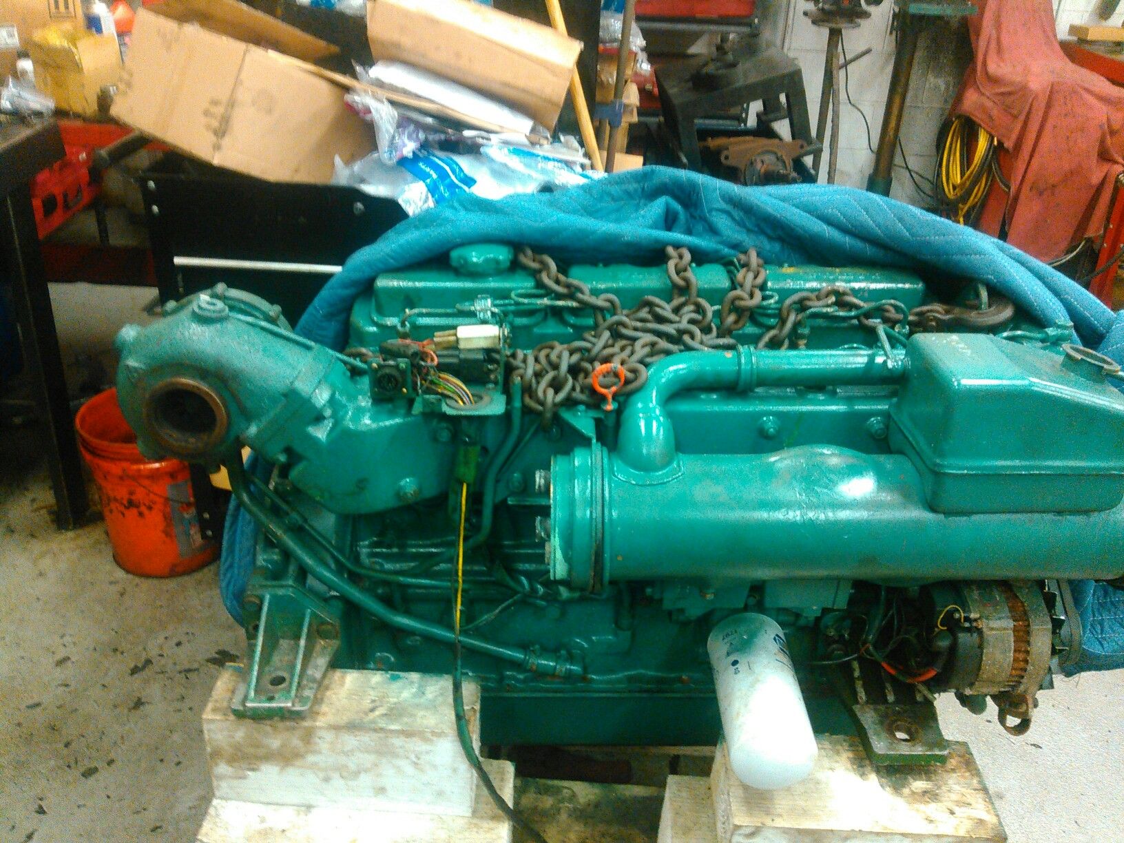 Tamd 41 a twin disk 502 Trans 200hp