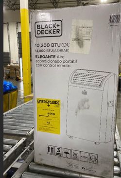 Black + decker portable ac 14,000 btu