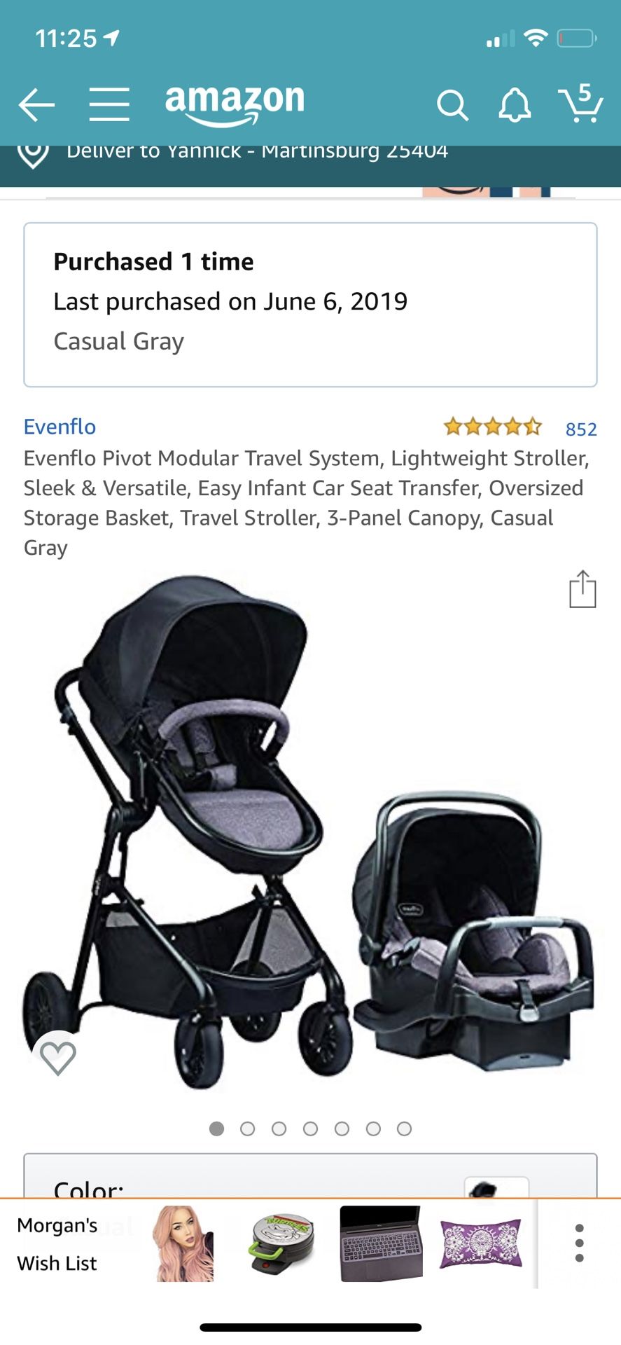 Even Flo travel system for infants