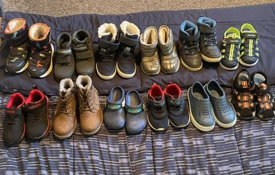 Size 11,12, Crocks 10, 2 Brand New Pairs, Another Two Like New! For All 20$