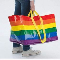 IKEA STORSTOMMA Rainbow Pride Tote
