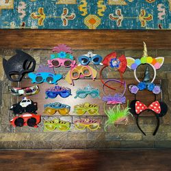 KIDS DRESS UP GLASSES / HEADBANDS & MASKS! 