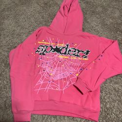 Spider Hoodie Pink
